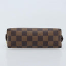 LOUIS VUITTON Damier Ebene Pochette Cosmetic PM Pouch N47516 LV Auth ep13975-6