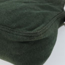 FENDI Mamma Baguette Hand Bag Cotton Green Silver Auth ep13976-15