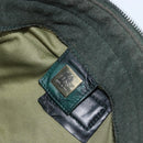 FENDI Mamma Baguette Hand Bag Cotton Green Silver Auth ep13976-18