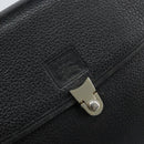 Burberrys Hand Bag Leather Black Silver Auth ep13978-17