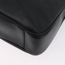 GUCCI Bamboo Hand Bag Leather 2way Black Gold 001 1998 1638 Auth ep13979-16