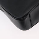 GUCCI Bamboo Hand Bag Leather 2way Black Gold 001 1998 1638 Auth ep13979-17