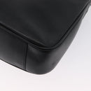 GUCCI Bamboo Hand Bag Leather 2way Black Gold 001 1998 1638 Auth ep13979-18