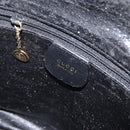 GUCCI Bamboo Hand Bag Leather 2way Black Gold 001 1998 1638 Auth ep13979-19