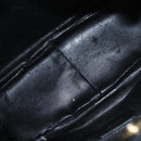 GUCCI Bamboo Hand Bag Leather 2way Black Gold 001 1998 1638 Auth ep13979-10