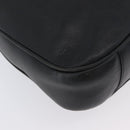 GUCCI Bamboo Shoulder Bag Leather 2way Black Gold 001 1577 Auth ep13983-17