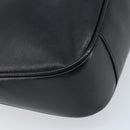 GUCCI Bamboo Hand Bag Leather Black Gold 001 1998 1638 Auth ep13986-14