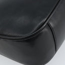 GUCCI Bamboo Hand Bag Leather Black Gold 001 1998 1638 Auth ep13986-16
