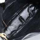 GUCCI Bamboo Hand Bag Leather Black Gold 001 1998 1638 Auth ep13986-10