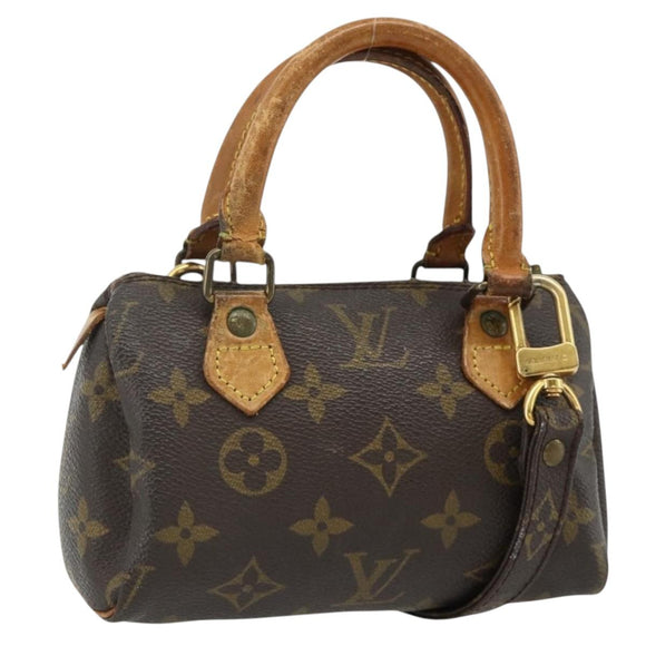 LOUIS VUITTON Monogram Mini Speedy Handtasche M41534 LV Auth ep13988