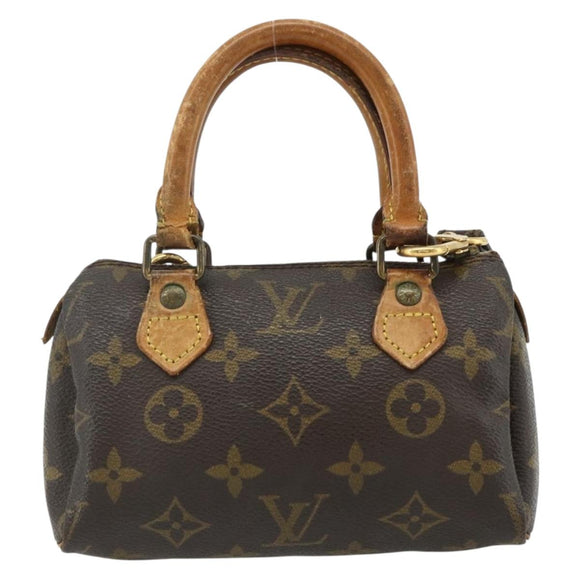 LOUIS VUITTON Monogram Mini Speedy Handtasche M41534 LV Auth ep13988