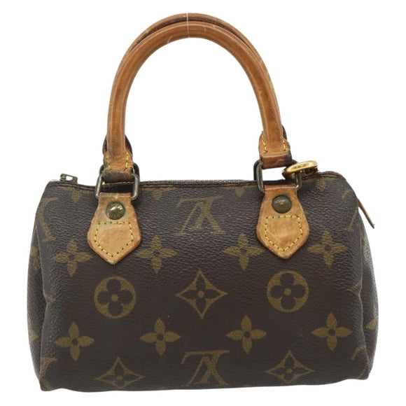 LOUIS VUITTON Monogram Mini Speedy Handtasche M41534 LV Auth ep13988