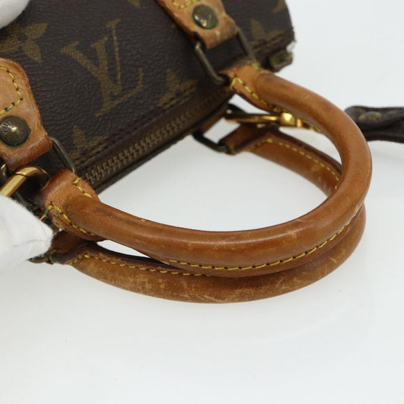 LOUIS VUITTON Monogram Mini Speedy Handtasche M41534 LV Auth ep13988
