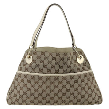 GUCCI GG Canvas Tote Bag Beige Gold 121023 Auth ep13989 - 0