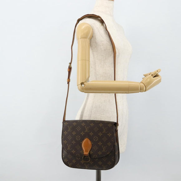 LOUIS VUITTON Monogram Saint Cloud GM Shoulder Bag M51242 LV Auth ep13995
