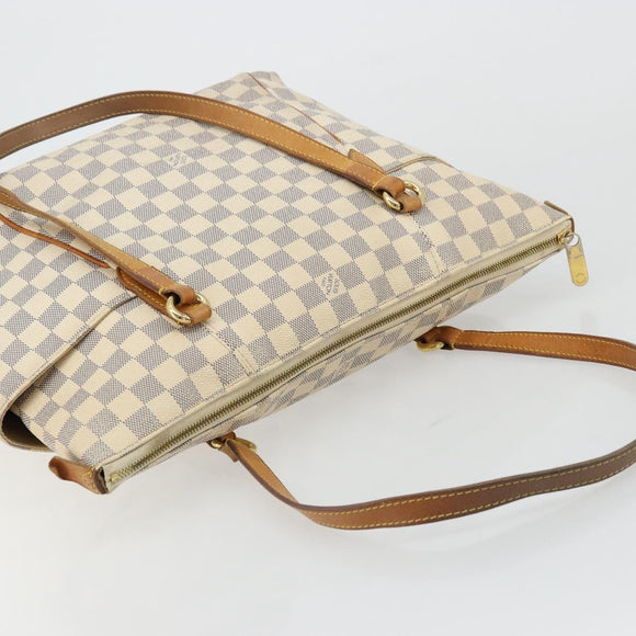 LOUIS VUITTON Damier Azur Totally MM Einkaufstasche N51262 LV Auth ep14003