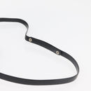 LOEWE Hand Bag Leather 2way Black Silver Auth ep14013-15