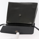 LOEWE Hand Bag Leather 2way Black Silver Auth ep14013-10