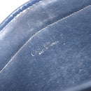 Christian Dior Trotter Canvas Clutch Bag Navy Gold Auth ep14016-13