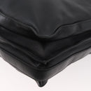 LOEWE Shoulder Bag Leather Black Silver Auth ep14025-11