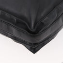 LOEWE Shoulder Bag Leather Black Silver Auth ep14025-12