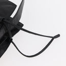 LOEWE Shoulder Bag Leather Black Silver Auth ep14025-14
