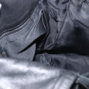 LOEWE Shoulder Bag Leather Black Silver Auth ep14025-17