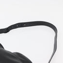 LOEWE Shoulder Bag Leather Black Silver Auth ep14025-8