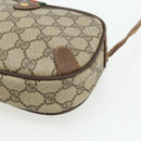 GUCCI GG Supreme Web Sherry Line Bag PVC Beige Gold 89 02 066 Auth ep14029-9
