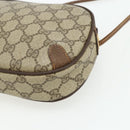 GUCCI GG Supreme Web Sherry Line Bag PVC Beige Gold 89 02 066 Auth ep14029-15