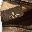 GUCCI GG Supreme Web Sherry Line Bag PVC Beige Gold 89 02 066 Auth ep14029-17