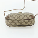 GUCCI GG Supreme Web Sherry Line Bag PVC Beige Gold 89 02 066 Auth ep14029-5