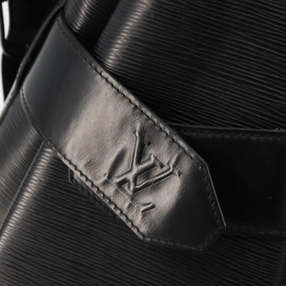 LOUIS VUITTON Epi Sac Depaule GM Schoudertas Zwart M80155 LV Auth ep14032