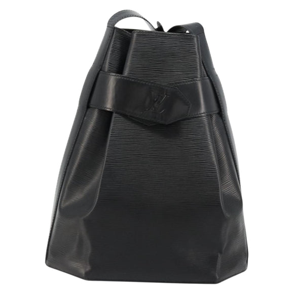 LOUIS VUITTON Epi Sac Depaule GM Schoudertas Zwart M80155 LV Auth ep14032