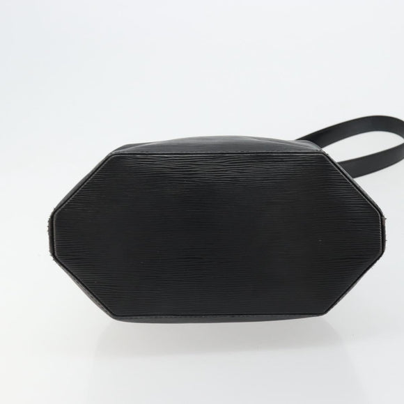 LOUIS VUITTON Epi Sac Depaule GM Schoudertas Zwart M80155 LV Auth ep14032