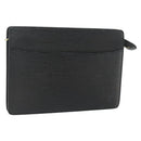 LOUIS VUITTON Epi Pochette Homme Clutch Bag Black M52522 LV Auth ep14034-1