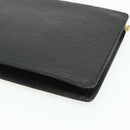 LOUIS VUITTON Epi Pochette Homme Clutch Bag Black M52522 LV Auth ep14034-15
