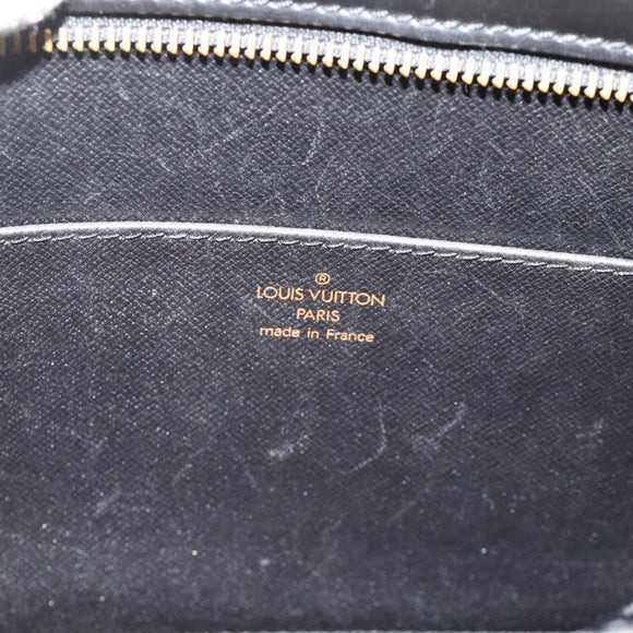 LOUIS VUITTON Epi Pochette Homme Clutch Bag Black M52522 LV Auth ep14034