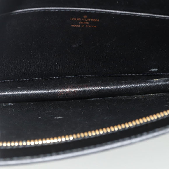 LOUIS VUITTON Epi Pochette Homme Clutch Bag Black M52522 LV Auth ep14034