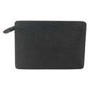 LOUIS VUITTON Epi Pochette Homme Clutch Bag Black M52522 LV Auth ep14034-2