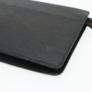 LOUIS VUITTON Epi Pochette Homme Clutch Bag Black M52522 LV Auth ep14034-7