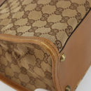 GUCCI GG Canvas Shoulder Bag Beige Gold 110292 Auth ep14036-14