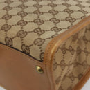 GUCCI GG Canvas Shoulder Bag Beige Gold 110292 Auth ep14036-15