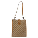 GUCCI GG Canvas Shoulder Bag Beige Gold 110292 Auth ep14036-13