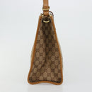 GUCCI GG Canvas Shoulder Bag Beige Gold 110292 Auth ep14036-3