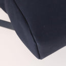 HERMES Her Line Herbag Ad Backpack Canvas Navy Silver Auth ep14037-16