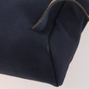 HERMES Her Line Herbag Ad Backpack Canvas Navy Silver Auth ep14037-17