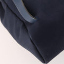 HERMES Her Line Herbag Ad Backpack Canvas Navy Silver Auth ep14037-18