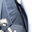 HERMES Her Line Herbag Ad Backpack Canvas Navy Silver Auth ep14037-22