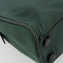 PRADA Tote Bag Nylon Green Silver Auth ep14041-16